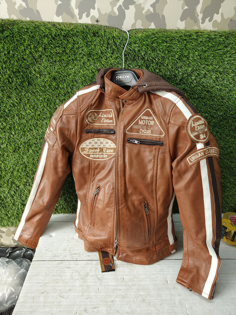 Chaqueta de moto de mujer cuero talla S - Urban