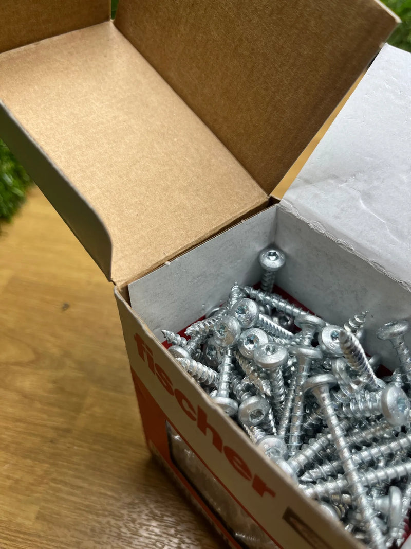 200 tornillos para aglomerado Power-Fast fischer