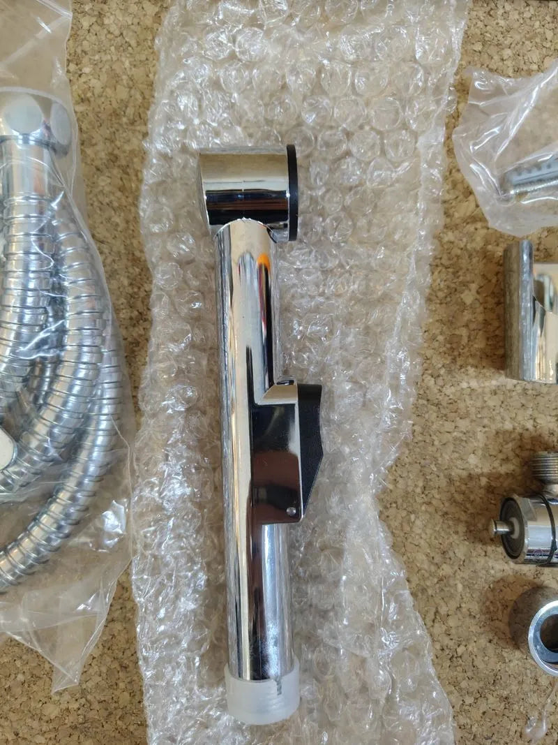 Alcachofa de Bidet de lavabo con Soporte y Flexo