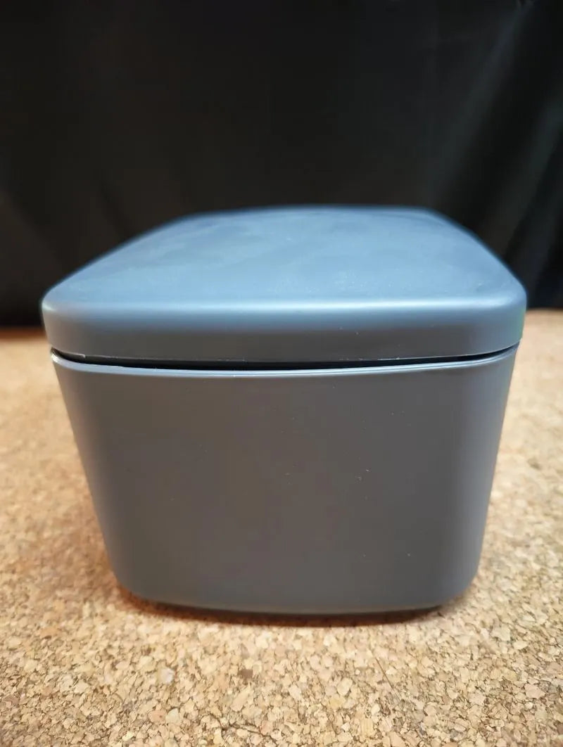 Wenko Caja de baño con tapa Barcelona antracita
