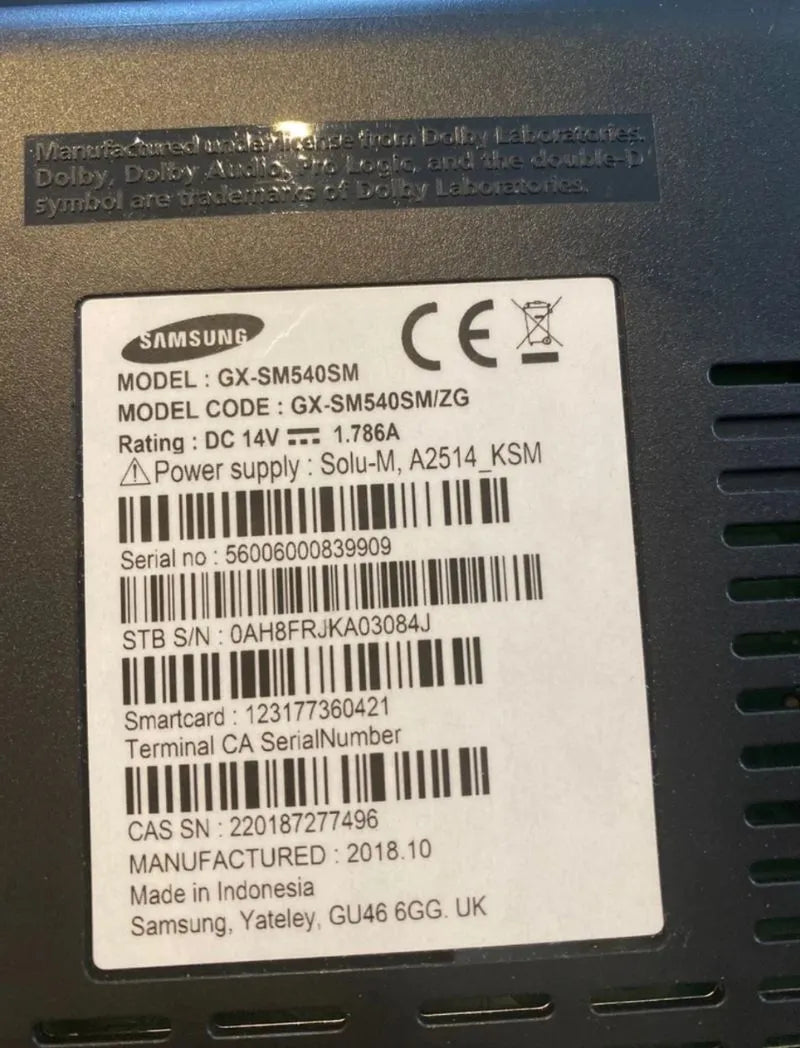 Receptor Samsung