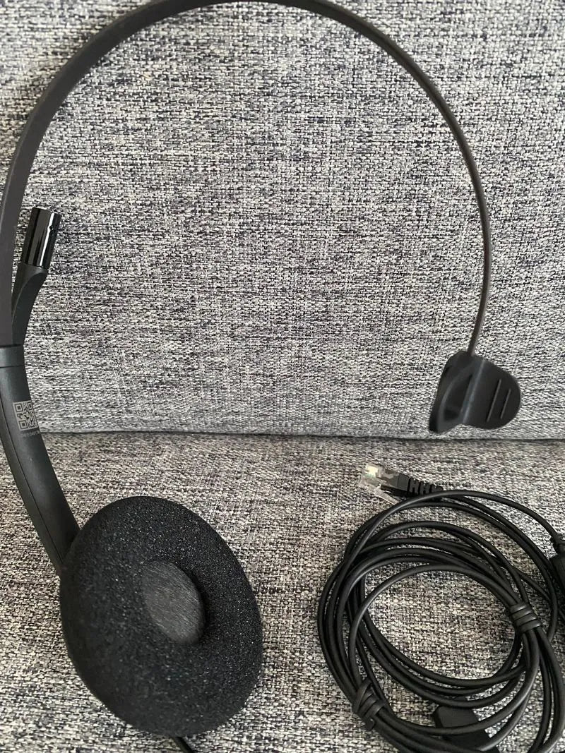 Auriculares monoaurales con Cable conexión RJ,