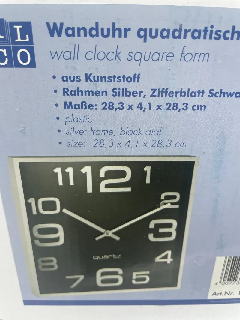 Reloj de Pared, Aprox. 28, 3 x 4, 1 cm