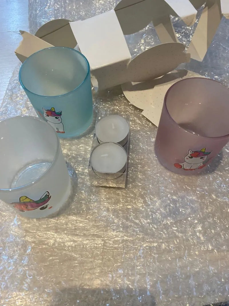 Pack de 3 candeles con 4 velas