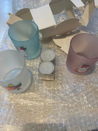 Pack de 3 candeles con 4 velas