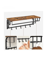 Estanteria de Pared / Negra y Marron