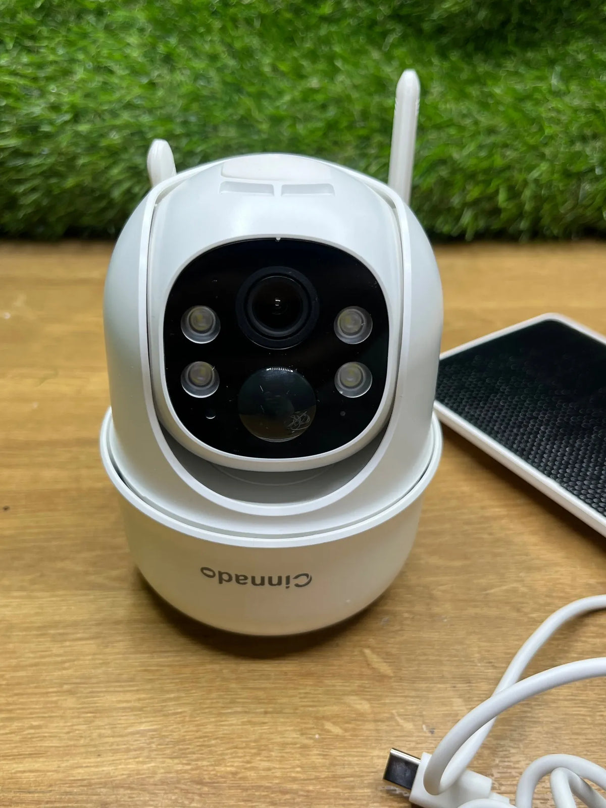 Camara Vigilancia WiFi Exterior Solar Cinnado 2K