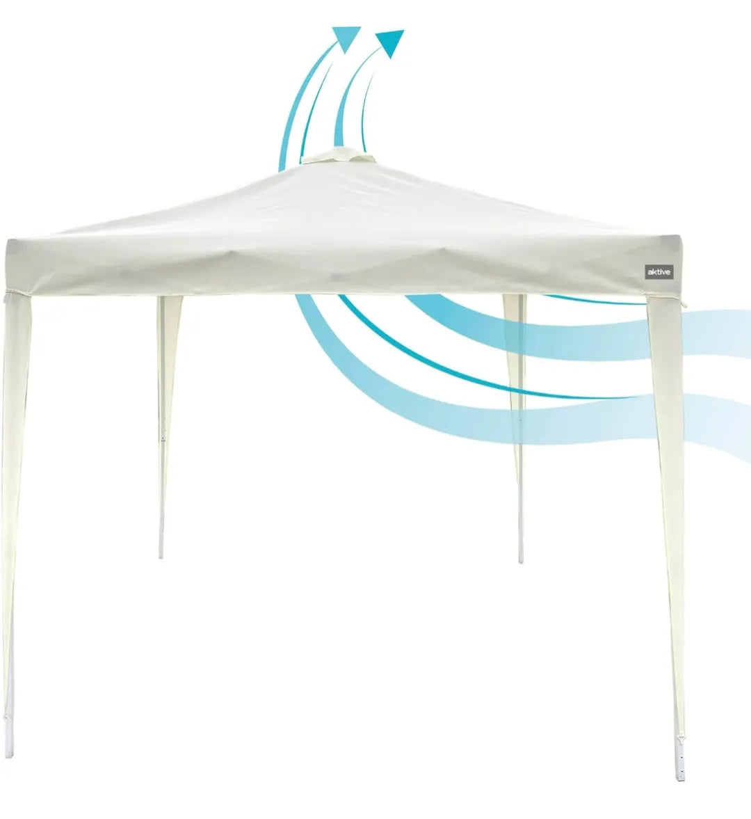 Carpa plegable 3x3 color beige - Aktive
