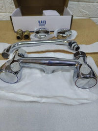 Batería de fregadero de pared Sauco de 150 cm