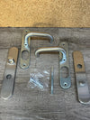 Juego de tiradores de acero inoxidable para puerta Bricard