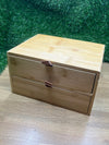Caja 2 cajones Correas Cuero 5five