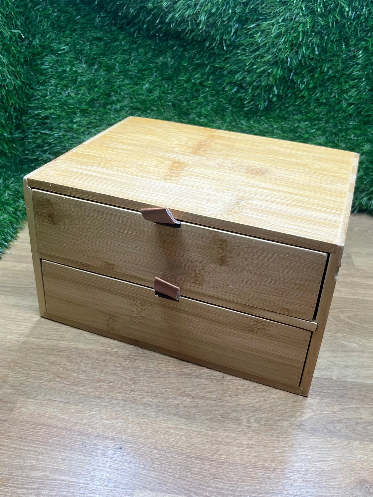 Caja 2 cajones Correas Cuero 5five