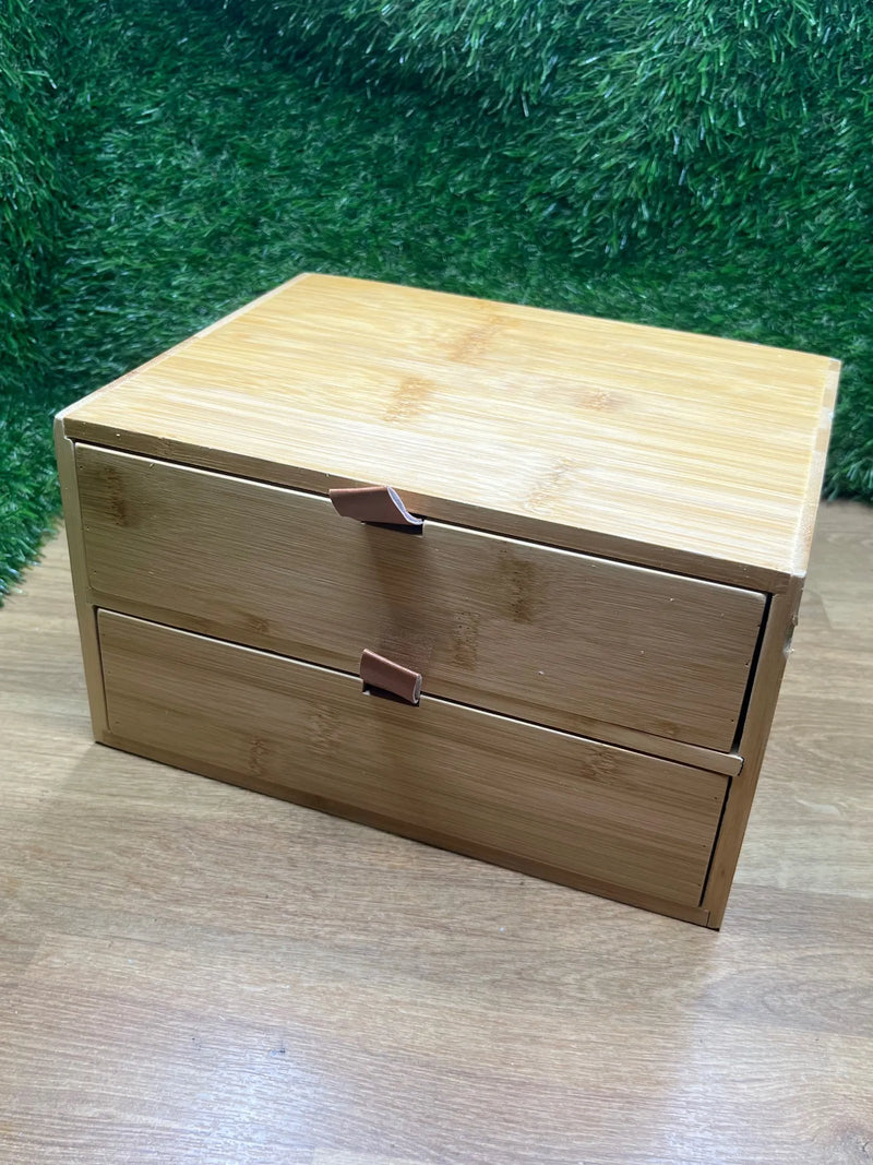 Caja 2 cajones Correas Cuero 5five