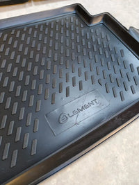 Alfombrillas Coche Goma Negro Set 4