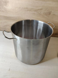 Olla grande profesional con tapa de cristal 30 x 28 cm