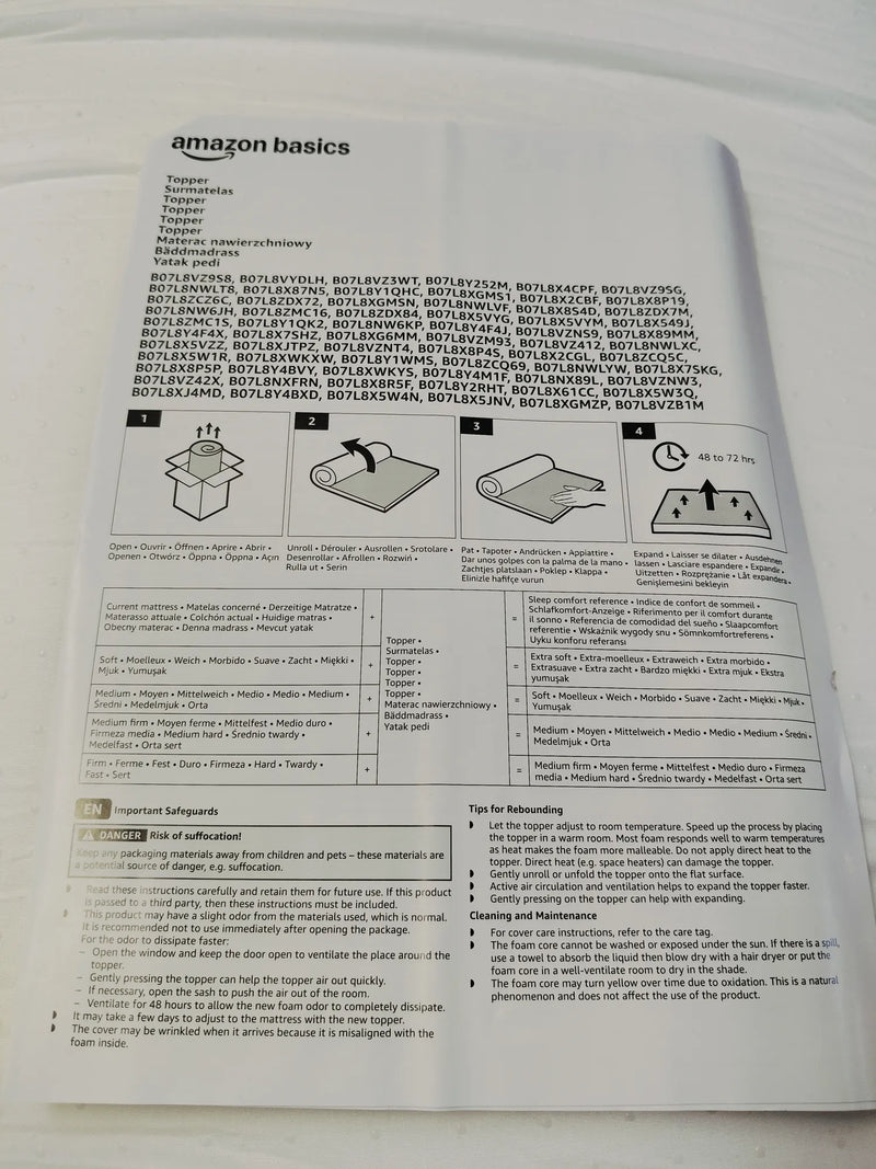 Colchón de Espuma - Amazon Basics