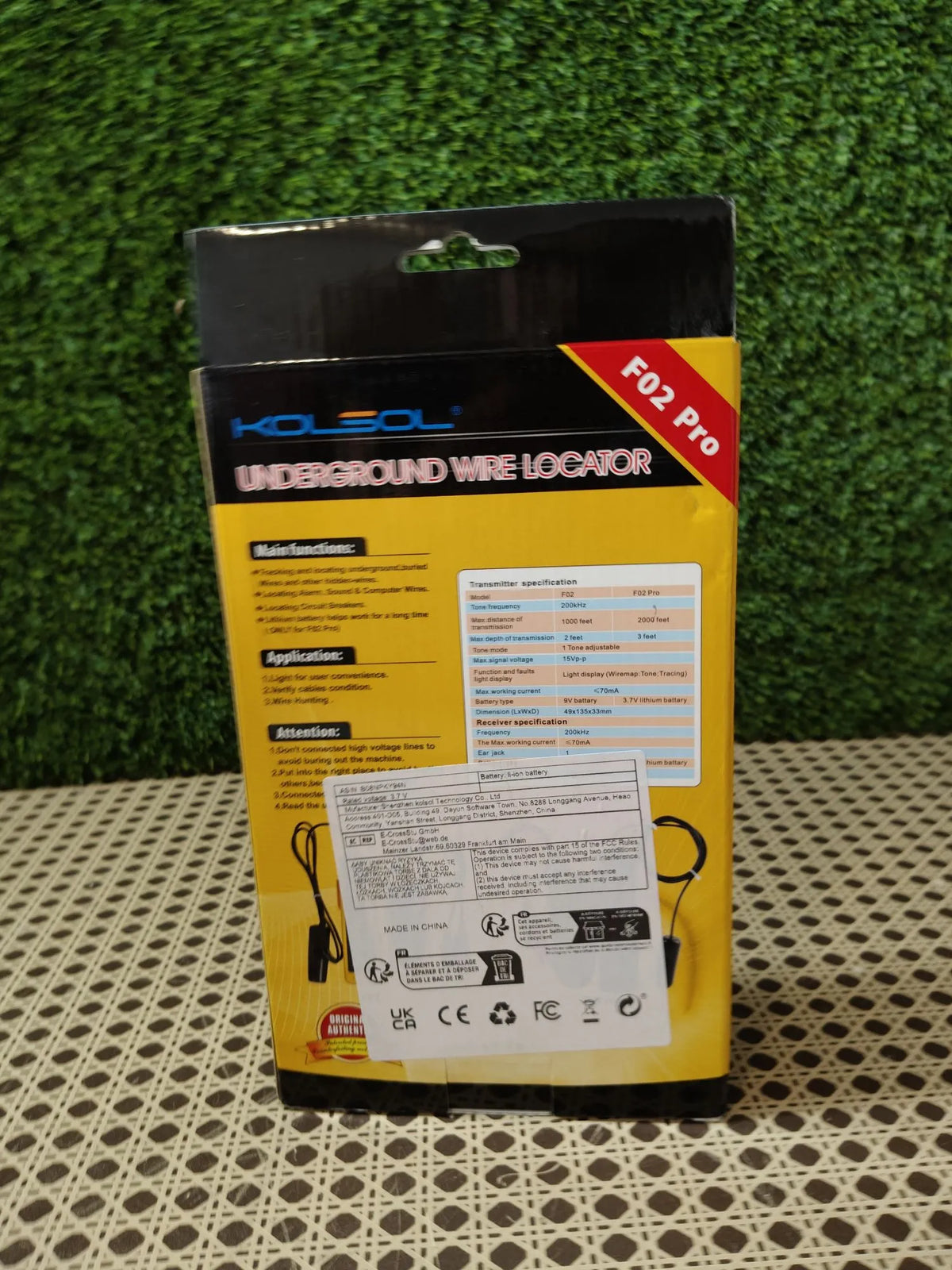 Localizador de cables subterráneos