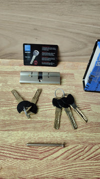 Cilindro europeo TX80, 85 x 30 mm, compatible con cerraduras