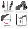 Toldo con abrazadera