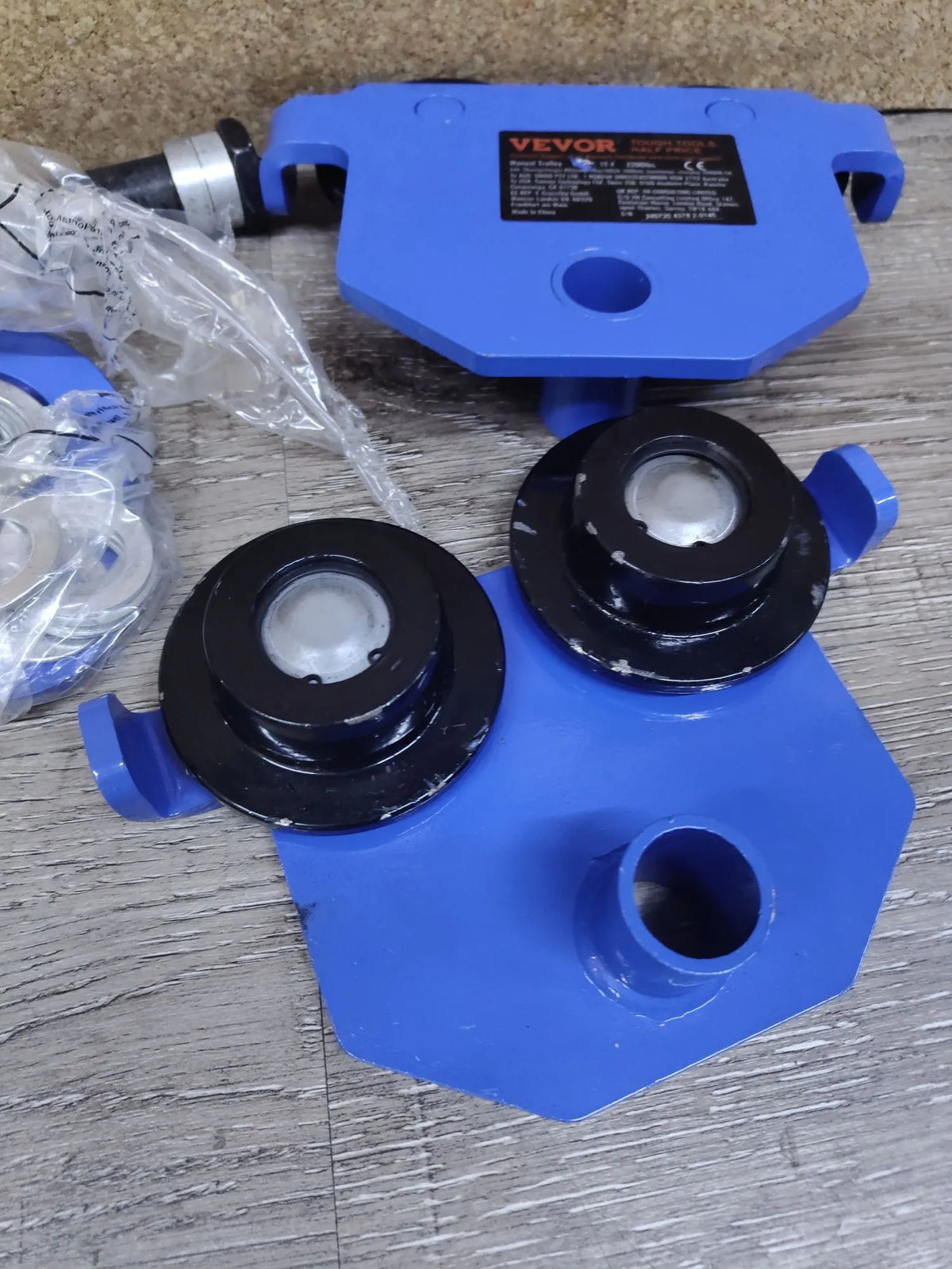 Carro manual con ruedas dobles Vevor
