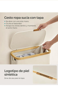 Cesto de Ropa Sucia con Tapa