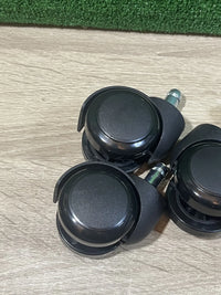 Ruedas Sin Tallo Silenciosas Negras