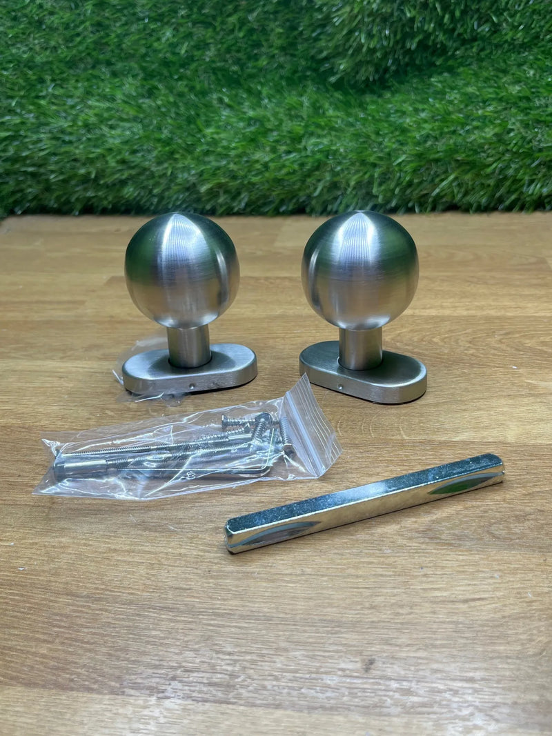 Juego de Pomos Fijos Redondos para Puertas Amig