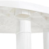 Mesa de jardín blanca braga 90cm