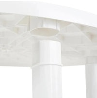 Mesa de jardín blanca braga 90cm