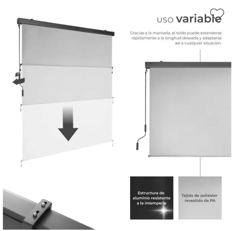 Toldo estor vertical