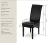 Silla de comedor acolchada