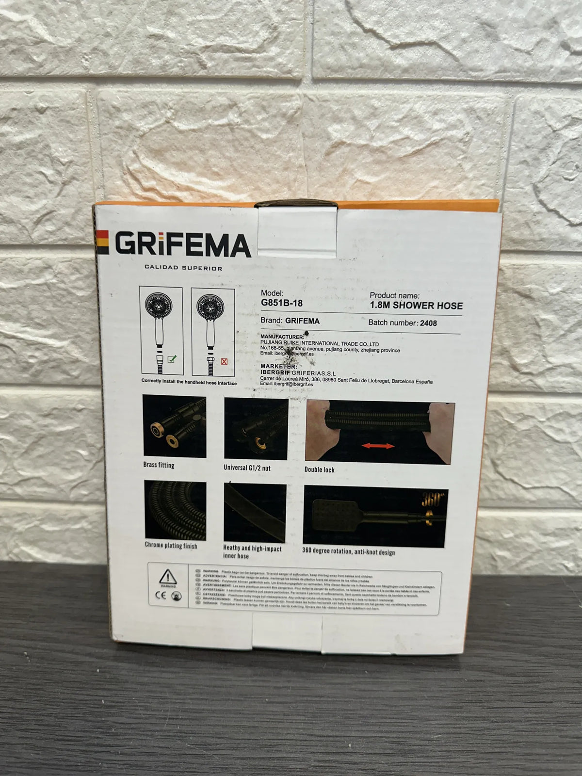 Flexo de ducha Grifema