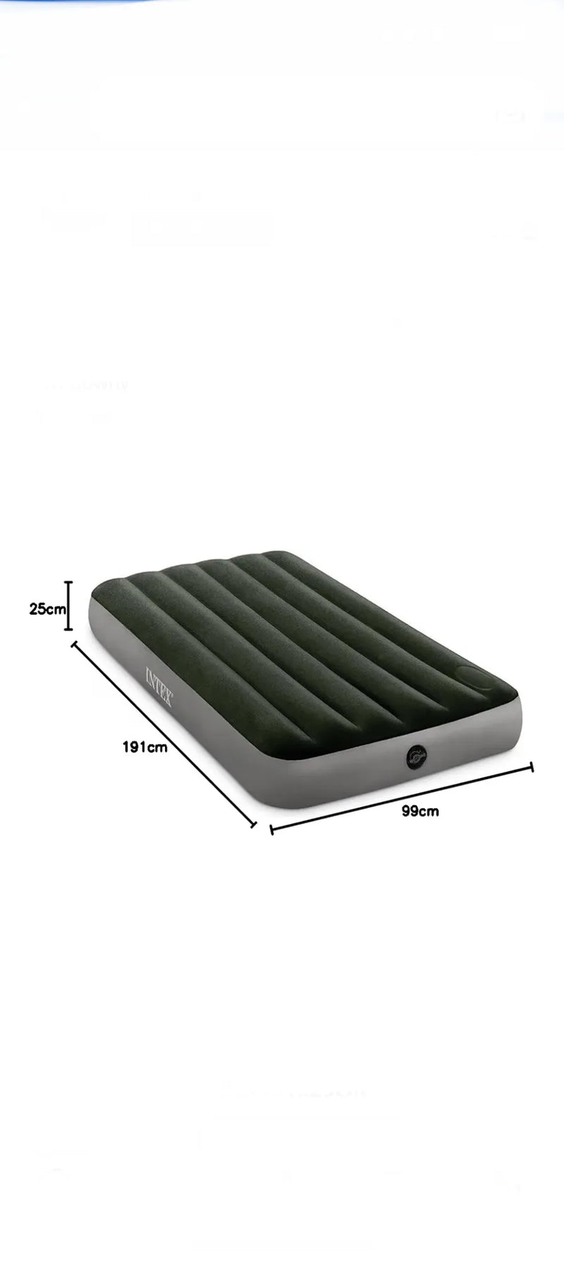Colchón inflable con hinchador - Intex