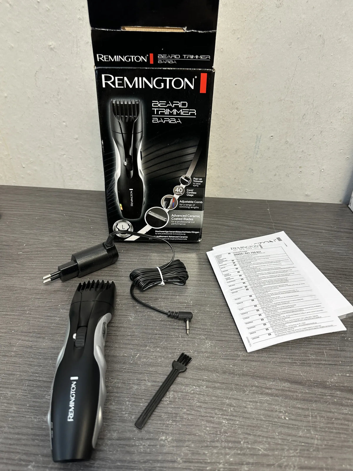 Recortadora de Barba Remington