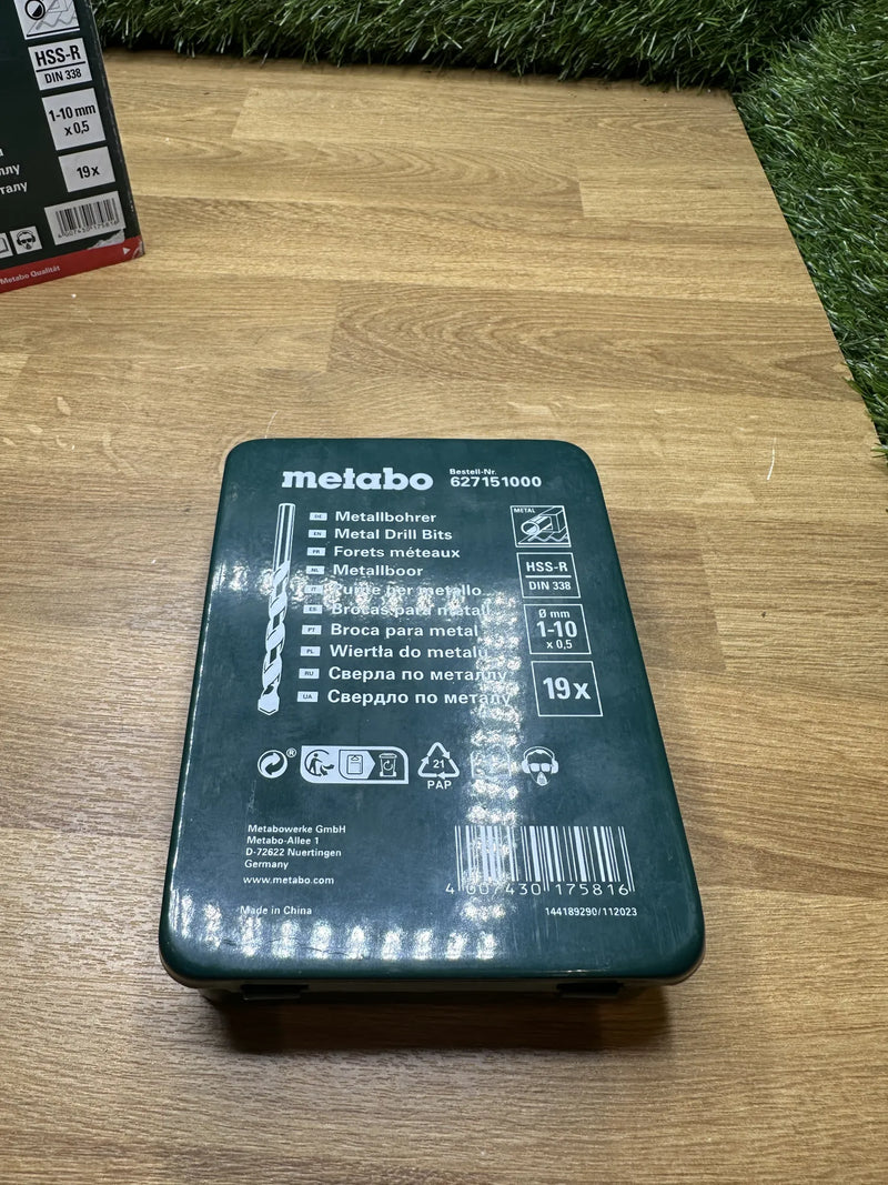 Estuche metálico de brocas