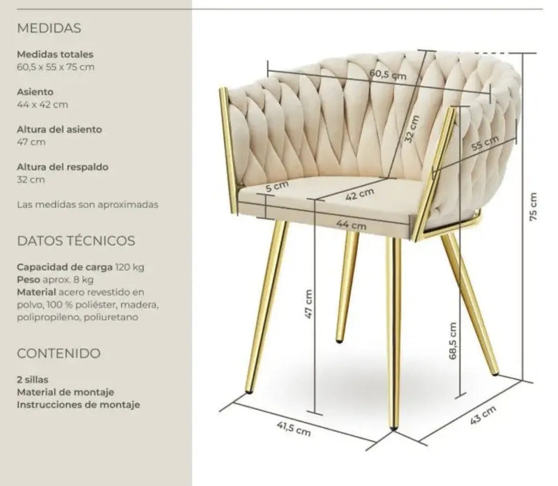 Juego de sillas de comedor