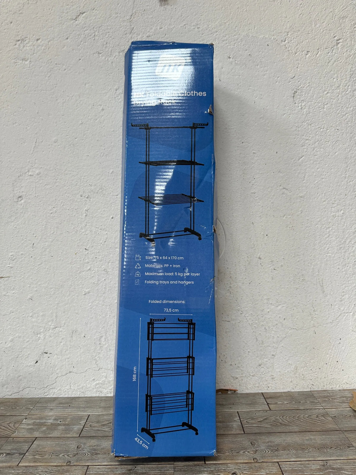 Tendedero vertical plegable