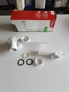 Sifón para fregadero de 2 cubetas 30723640, blanco