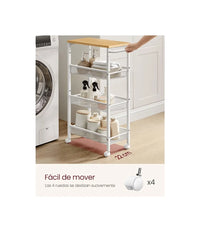 Carro de 4 Niveles de Cocina