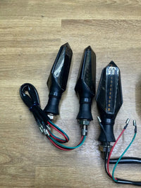 URAQT Intermitentes LED para Moto, 4 PCS 12V Unive