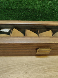 Caja de Relojes con 6 Compartimentos