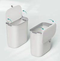 Cubo de basura colgante con tapa