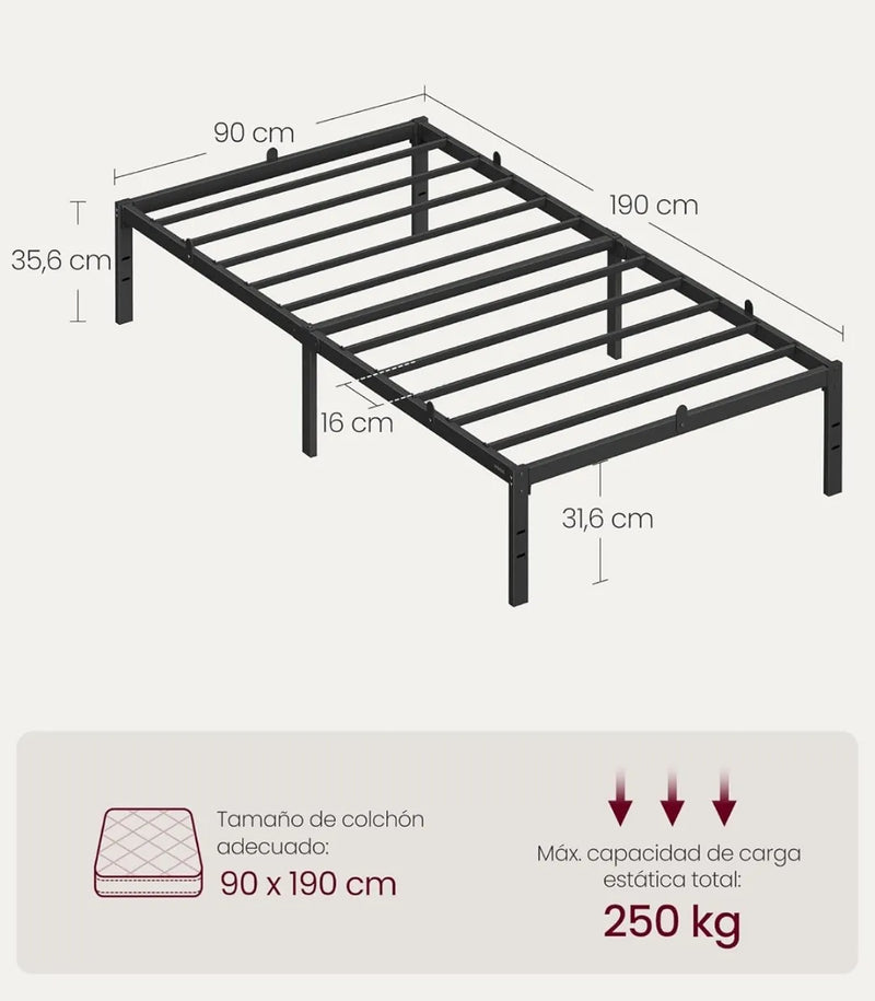 Estructura de cama - VASAGLE