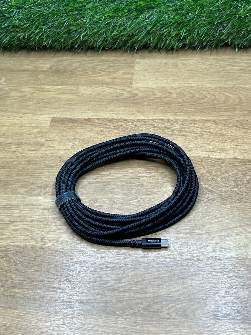 Cable de carga USB C extra largo de 16.4 pies