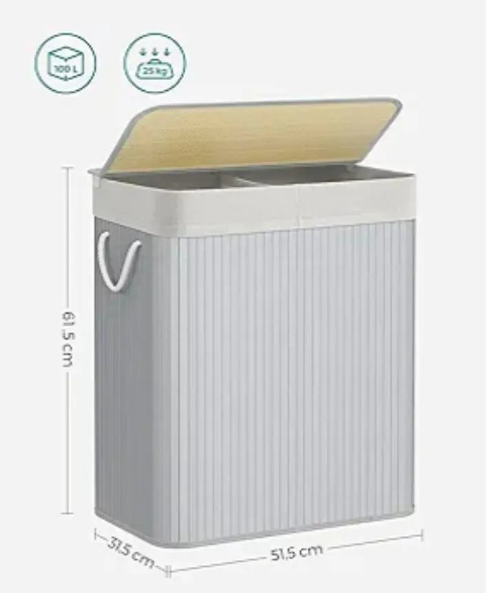 Cesto ropa sucia 100L - Songmics