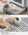 Arenero para gatos con bandeja extraíble