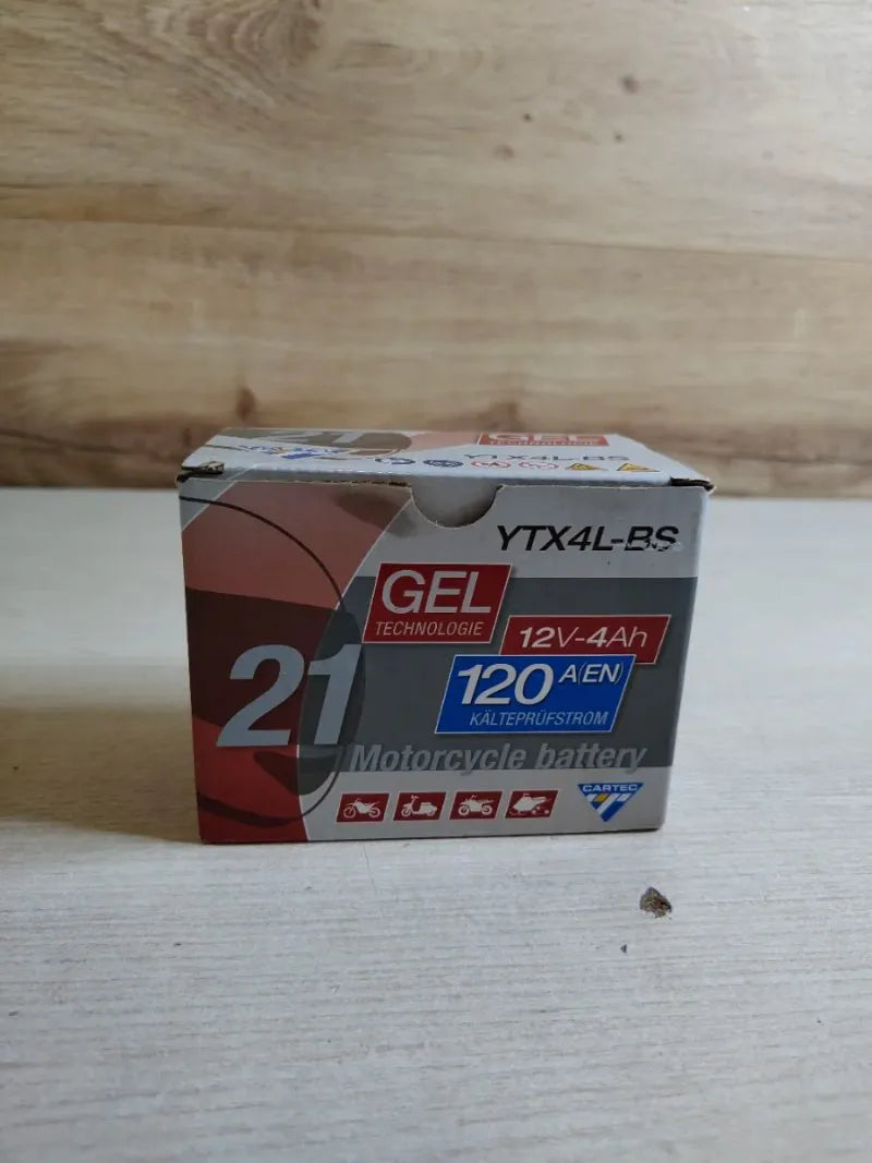 Batería CARTEC YTX4L-BS 12V-4Ah