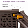 Mesa plegable marrón 180 cm