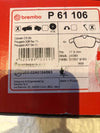 Brembo P 61 106 Pastillas de Frenos