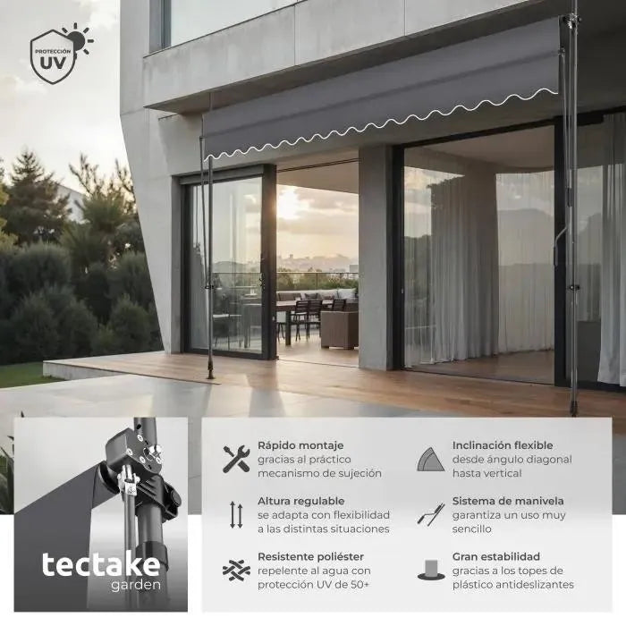Toldo plegable para balcón